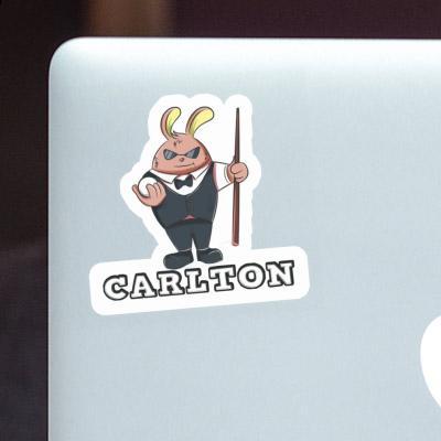 Sticker Carlton Billiards Player Laptop Image