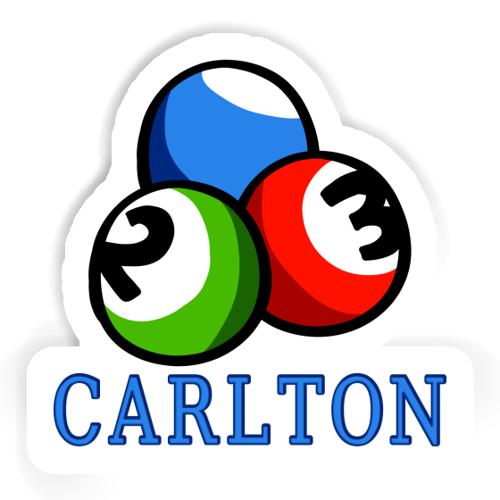 Carlton Sticker Billiard Ball Gift package Image