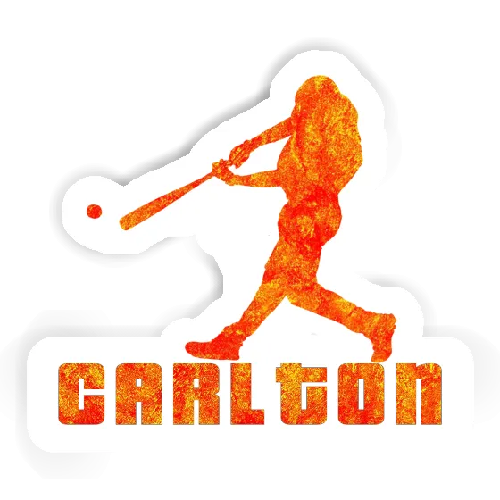 Sticker Carlton Baseball Player Laptop Image