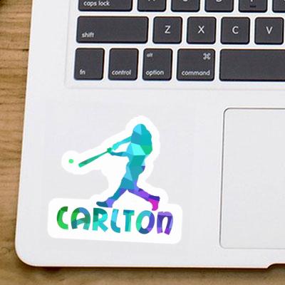 Baseballspieler Sticker Carlton Image