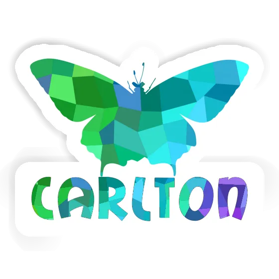 Butterfly Sticker Carlton Laptop Image