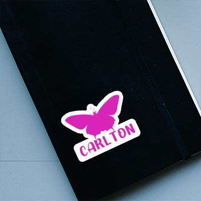 Butterfly Sticker Carlton Notebook Image