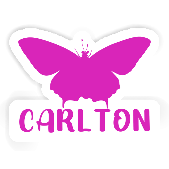 Butterfly Sticker Carlton Laptop Image