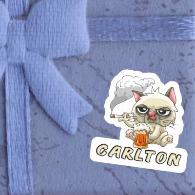 Sticker Carlton Bad Cat Notebook Image