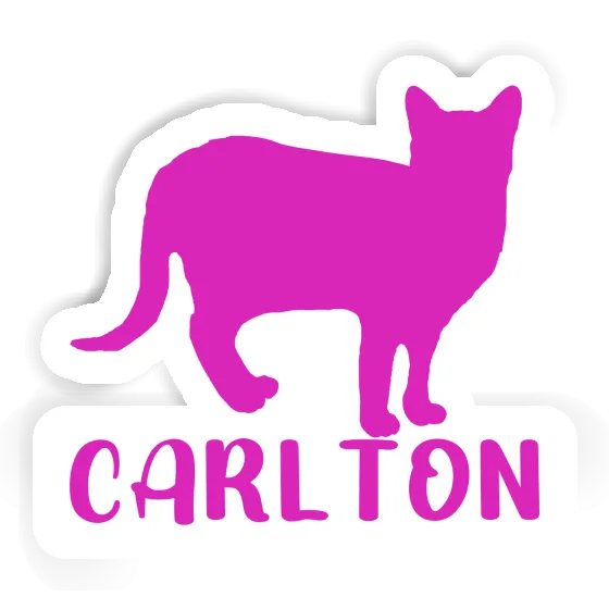 Chat Autocollant Carlton Laptop Image