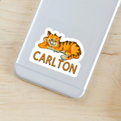 Sticker Carlton Cat Image