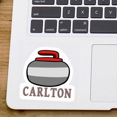 Sticker Curling Stone Carlton Laptop Image