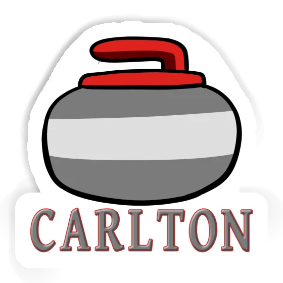 Sticker Curling Stone Carlton Notebook Image