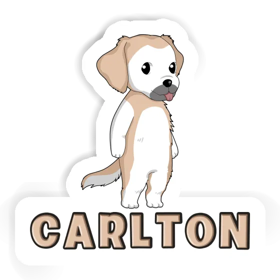 Autocollant Carlton Golden Retriever Notebook Image