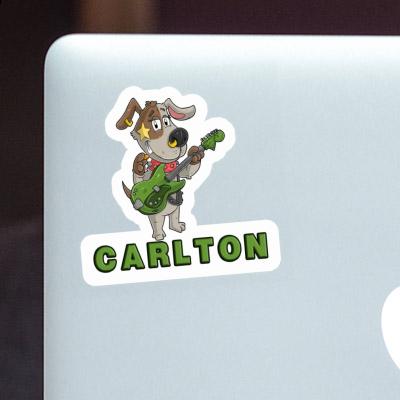 Sticker Carlton Gitarrist Laptop Image