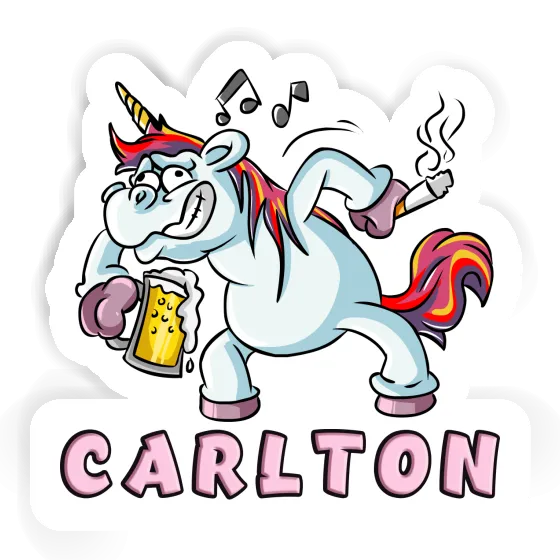 Sticker Carlton Unicorn Image