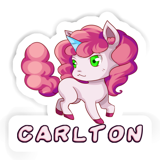 Unicorn Sticker Carlton Notebook Image