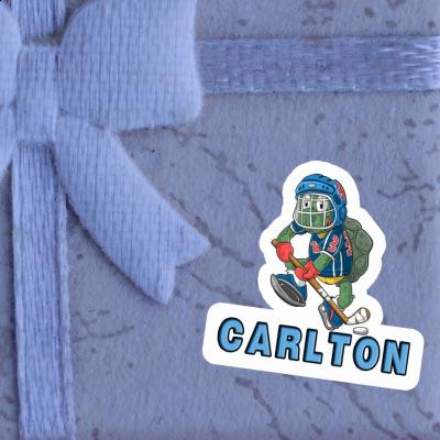 Sticker Eishockeyspieler Carlton Laptop Image