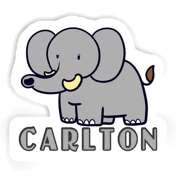 Sticker Carlton Elephant Gift package Image