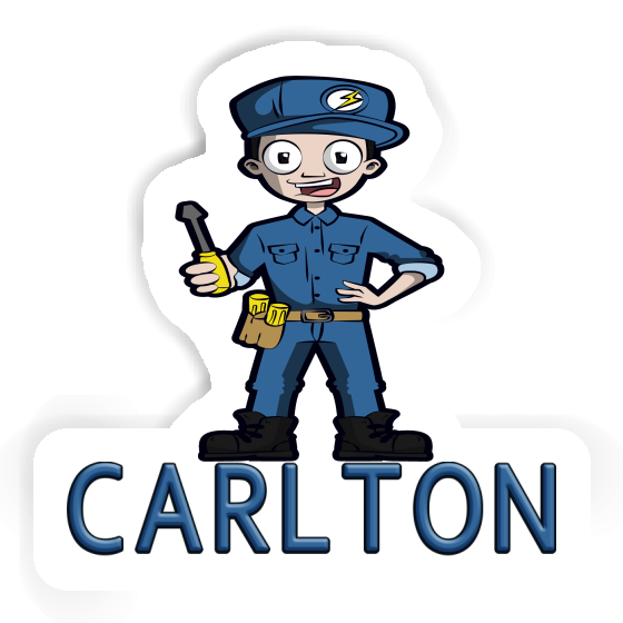 Electrician Sticker Carlton Gift package Image