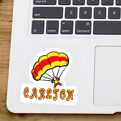 Carlton Autocollant Parachute Laptop Image