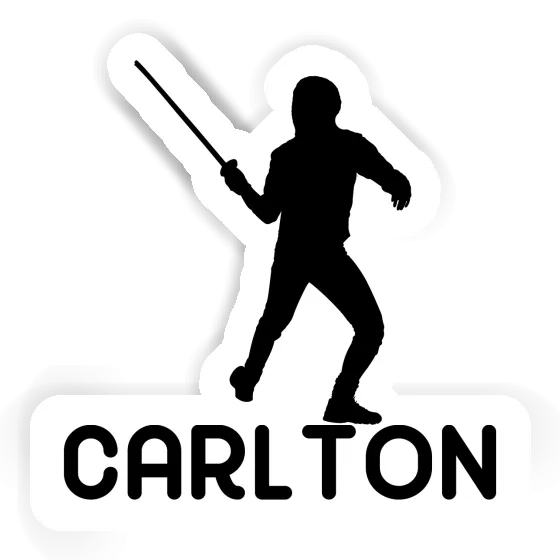 Fencer Sticker Carlton Notebook Image