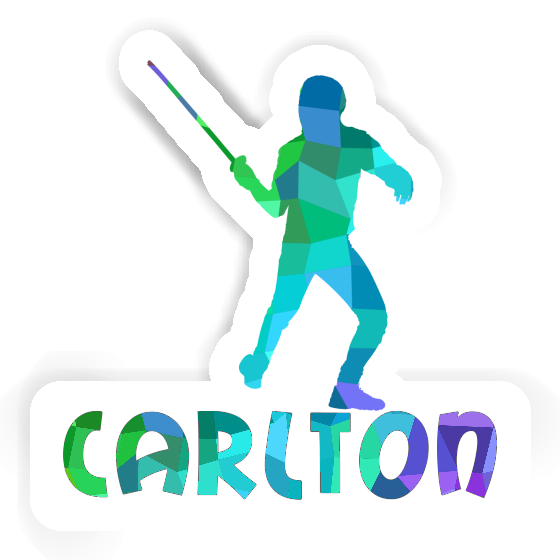 Fencer Sticker Carlton Image