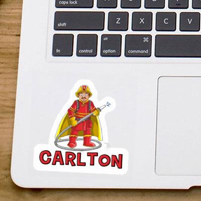 Sticker Firefighter Carlton Gift package Image