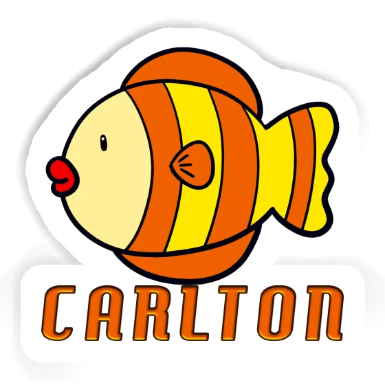 Sticker Carlton Fish Laptop Image