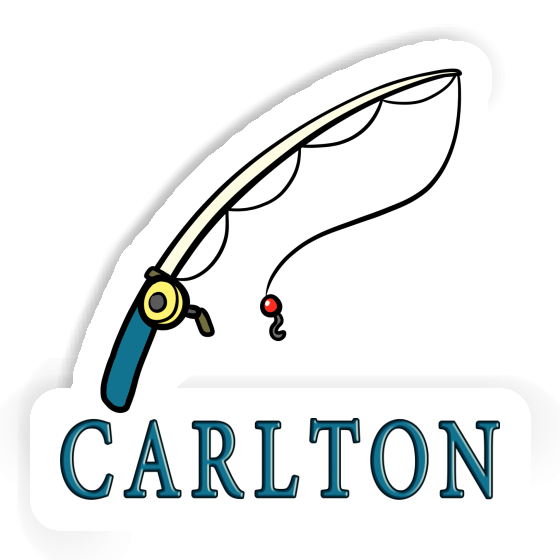 Sticker Fishing Rod Carlton Image