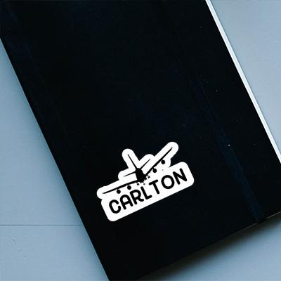 Sticker Airplane Carlton Gift package Image