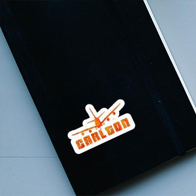 Carlton Sticker Airplane Notebook Image