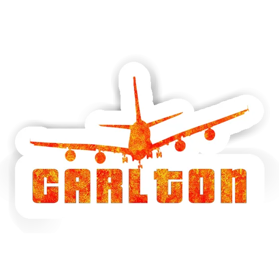 Carlton Sticker Airplane Gift package Image