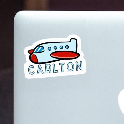 Sticker Airplane Carlton Laptop Image