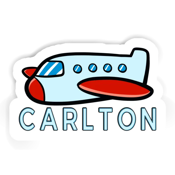 Sticker Airplane Carlton Gift package Image