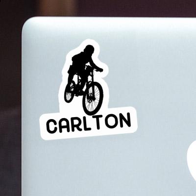 Freeride Biker Sticker Carlton Notebook Image