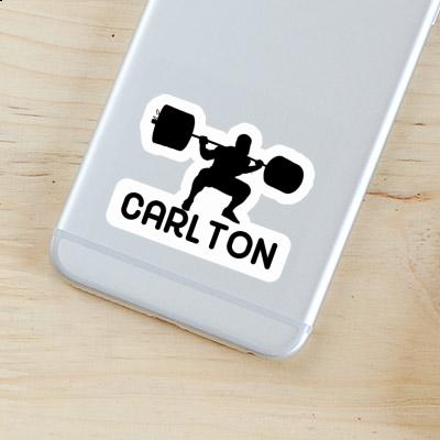 Weightlifter Sticker Carlton Image