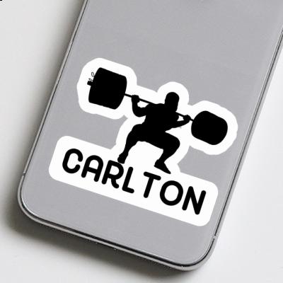 Weightlifter Sticker Carlton Notebook Image