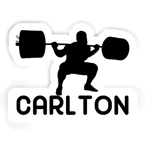 Weightlifter Sticker Carlton Gift package Image