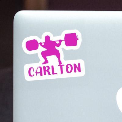 Weightlifter Sticker Carlton Gift package Image