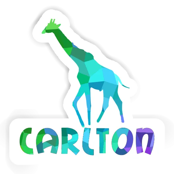 Sticker Carlton Giraffe Gift package Image