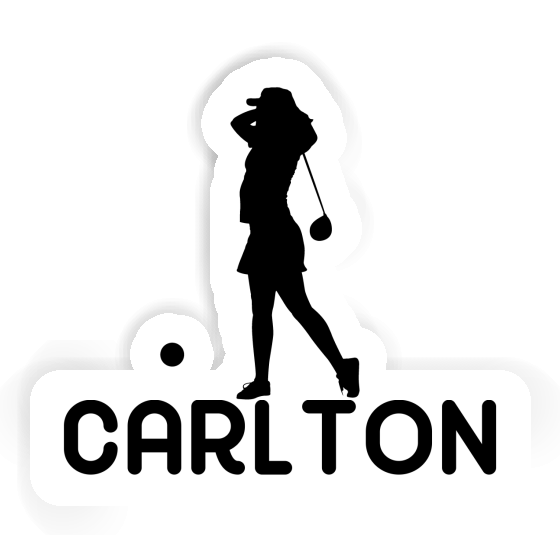 Sticker Carlton Golferin Laptop Image