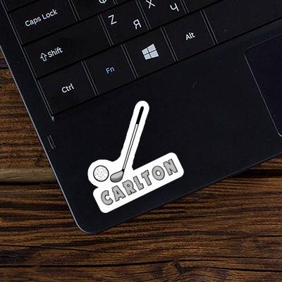 Carlton Sticker Golf Club Laptop Image