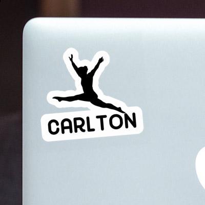 Gymnastin Sticker Carlton Laptop Image