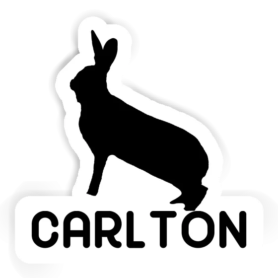 Hase Aufkleber Carlton Image