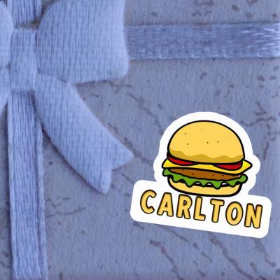 Carlton Sticker Hamburger Laptop Image