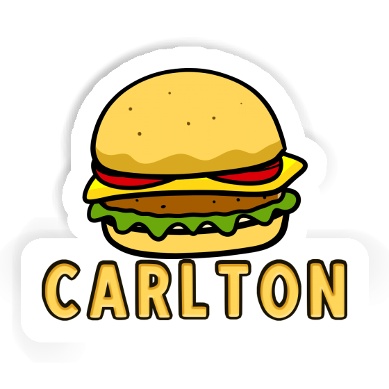 Carlton Sticker Hamburger Notebook Image