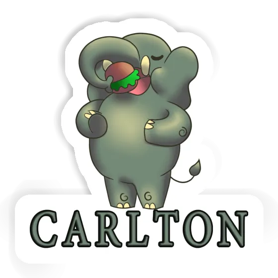 Elephant Sticker Carlton Laptop Image