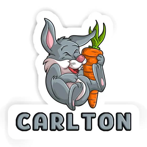 Rabbits Sticker Carlton Laptop Image