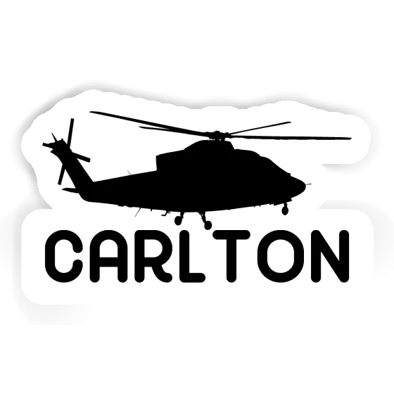 Sticker Helicopter Carlton Notebook Image