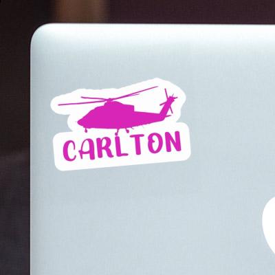 Helicopter Sticker Carlton Notebook Image