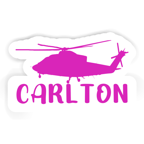 Helicopter Sticker Carlton Laptop Image