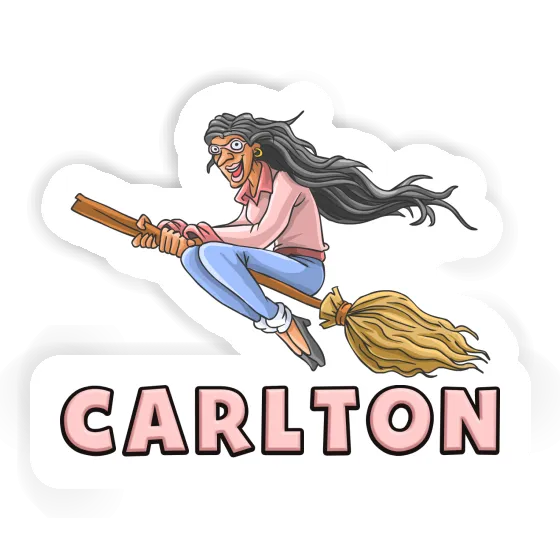 Sticker Carlton Witch Gift package Image