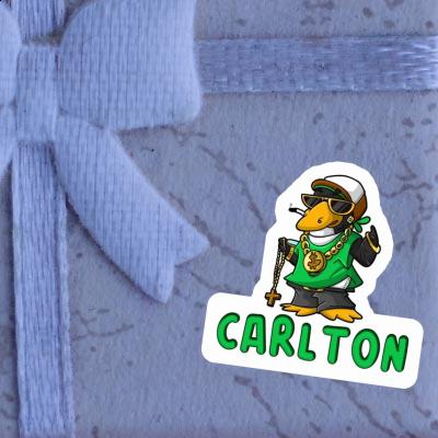 Autocollant Pingouin hip-hop Carlton Laptop Image