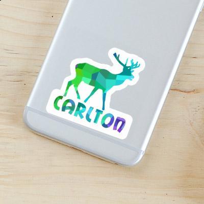 Carlton Autocollant Cerf Laptop Image